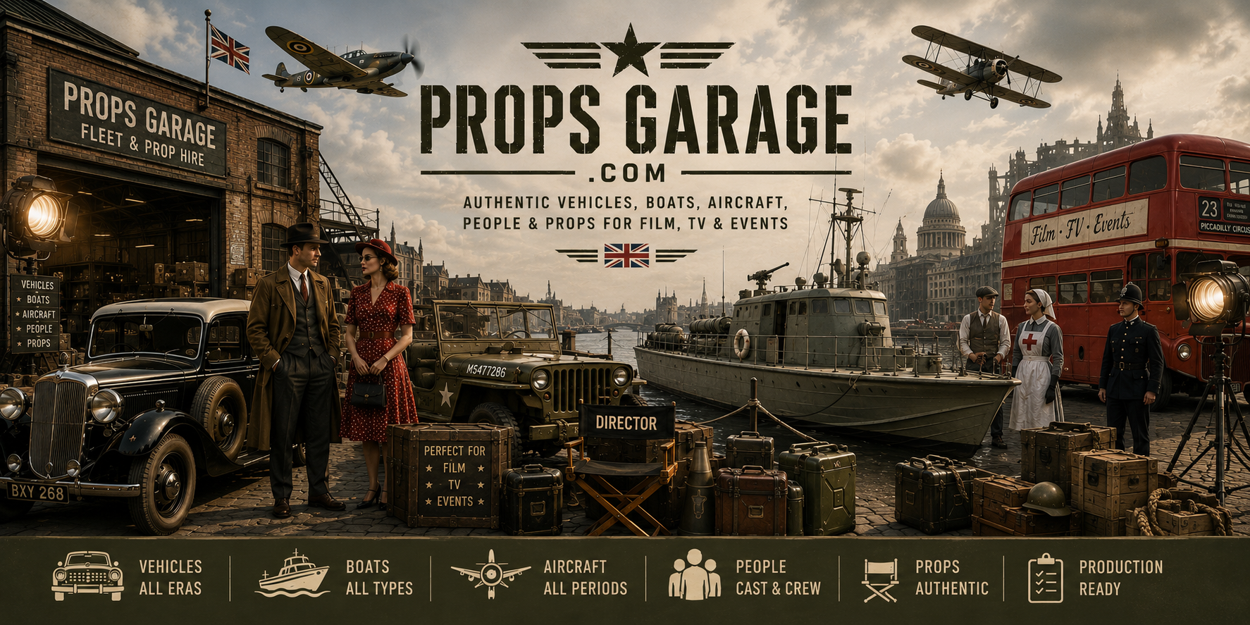 Props Garage historical production yard